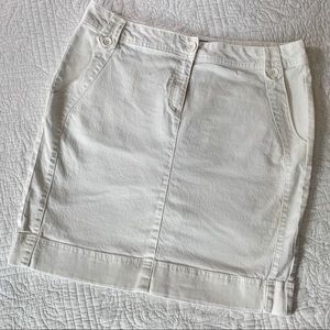 White Denim straight skirt - size 16